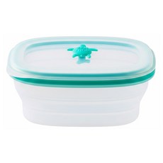 ZEN ZHOU 仁舟淨塑 矽密盒2.0 長方綠 600ml, 1 個容器 + 1 個蓋子, 1個