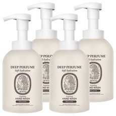 SENTO DEEP PERFUME 泡沫洗手乳 嬰兒爽身粉香, 4個, 510ml