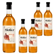메티에 리치카라멜향시럽, 5개, 750ml