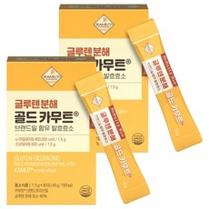 맥널티바이오 글루텐 분해 골드 카무트 브랜드밀 함유 발효효소 30p, 45g, 2개