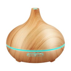 七彩香氛水氧機, 木色, CAAD0048A