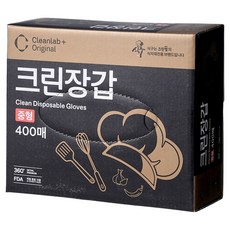 크린랩 식구 크린장갑, 1개, 400개입