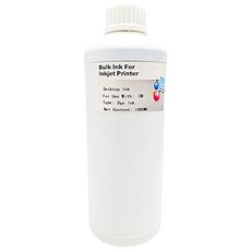 NEXTPAGE 台灣榮工 Dye ink相容可填充染料墨水瓶 副廠填充墨水 適用於 Canon 印表機 1L, 淺藍色, 1瓶