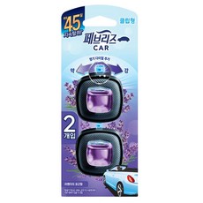페브리즈 차량용 방향제 2P 특별팩, 1개, 라벤더의 포근함