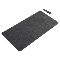 우현더넥스트 휴대용 데스크 마우스 장패드 60 x 30 cm + 수납 끈 세트, 블랙, 1세트