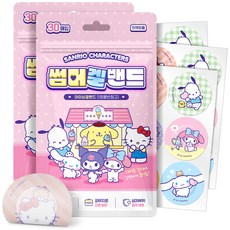아텍스 산리오캐릭터즈 썸머겔밴드 28 x 28 mm, 2개, 30개입