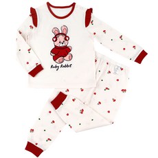 Maykids 兒童用 Ruby Rabbit 9分 30支單面家居服上下套裝