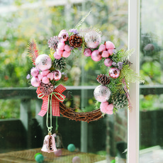 ASPASIA Tela 聖誕花環 + LED 燈泡, 混色