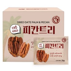너츠브라더 대추야자 한줌 피칸트리 5p, 1개, 125g
