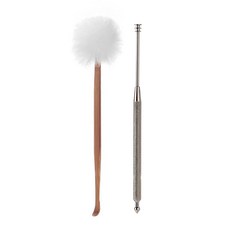 GREEN BELL 綠鐘 PSG螺旋式耳扒組 - 360°螺旋型 不鏽鋼材質 清潔無死角, 2支, 1組