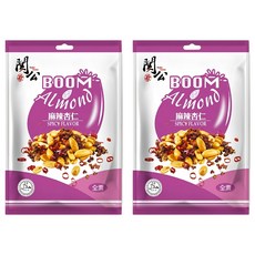 關公 麻辣杏仁果, 2個, 88g