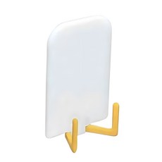 KAI 抗菌砧板 雙面抗菌設計 附手柄易攜帶 站立式收納 食品級材質 安全衛生, 黃, 1個