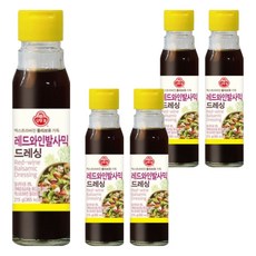 OTTOGI 不倒翁 紅酒巴薩米克醋沙拉醬, 215g, 5個