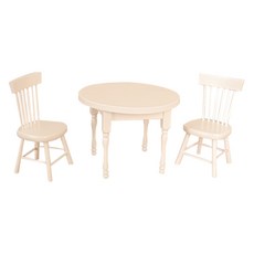 小小之家 迷你餐桌 + 椅子 2件組, 1個, 混合顏色