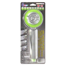 動手族 香薰雙面蓮蓬頭把手，增壓省水 ABS材質 多層電鍍, 08080, 1個