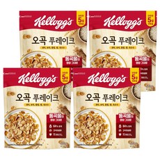켈로그 오곡 푸레이크 시리얼, 570g, 4개