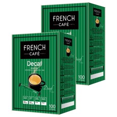 FRENCH CAFE 低咖啡因即溶咖啡隨身包, 10.7g, 100條, 2盒