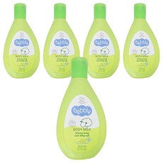 bebble 貝朵 橄欖滋養身體乳, 200ml, 清爽保濕, 適用於日常保養, 5瓶