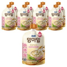 맘마밀 안심 이유식 12개월부터, 아스파라거스와 닭가슴살, 100g, 9개