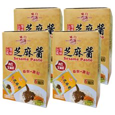 龍口 芝麻醬，台灣風味，香醇濃郁，6包入, 240g, 4盒