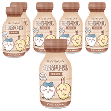 SUN FRIEND 吉伊卡哇版 焙茶牛乳, 210ml, 6個