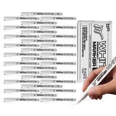 Nanostring 萬能多用途油性麥克筆 白色, 1色, 48個