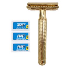 그레이거 와일드바버 클래식 더블 양날형 면도기 GR-DG2 + DERBY 양날 30p 세트, 1개입, 1세트