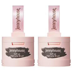 제니하우스코스메틱 셀프업 헤어라인 브러쉬 4g, 다크브라운, 2개