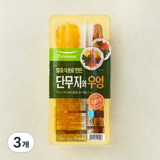 풀무원 김밥용 단무지와우엉, 350g, 3개
