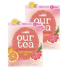 아워티 쟈뎅 오렌지 자몽 블랙티 제로, 11.6g, 8개입, 2개