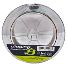TORAY 東麗 JIGGING 路亞 船釣 岸拋 鐵板用PE X8釣魚線 0.6號 300m, 綠色 + 粉色 + 藍色 + 黃色 + 紅色, 1個