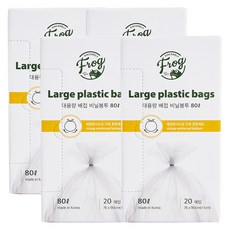 SINCERELY Frog 大容量塑膠袋 76 x 90 cm 80L x 20入, 20個, 4個