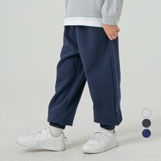 LollyTree 兒童基本款刷毛束口鬆緊長褲