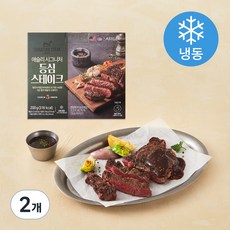 HOMESTAURANT 애슐리 시그니처 등심 스테이크 (냉동), 200g, 2개