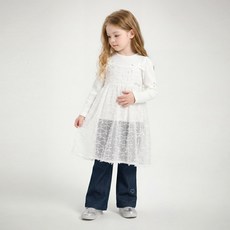 젤리스푼 아동용 쉬폰 리본 끈 민소매 원피스