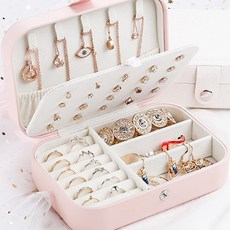 더리빙 에띠앙 악세서리 정리함, 핑크, 1개