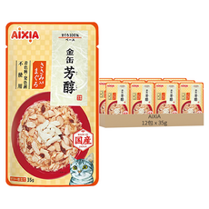 AiXiA 新金缶芳醇餐包3號 鮪魚 + 雞肉, 35g, 12包