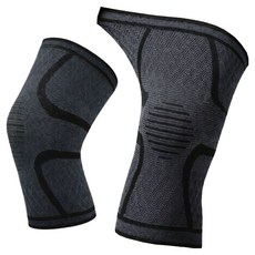 Dewbing 高級型高彈力護膝 2入, 1套, 黑色