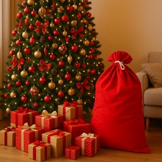 PARTYSHOW SHOW 聖誕老人麻布袋 特大號, 1個, 混合顏色