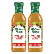Walden Farms 義式沙拉醬, 2個, 355ml