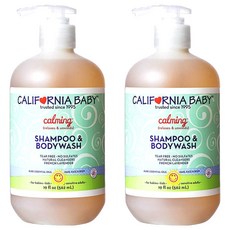 [쿠팡 직수입] 캘리포니아베이비 카밍 샴푸 앤 바디워시, 562ml, 2개