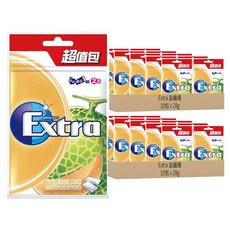 Extra 益齒達 潔淨無糖口香糖 香濃密瓜口味, 28g, 20包