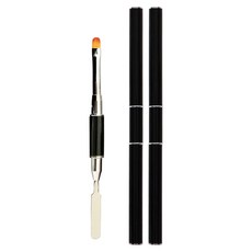 美甲刮刀雙刷圓形, 混色, 2個