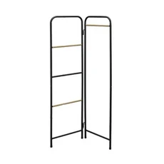 IRIS OHYAMA 愛麗思歐雅瑪 多功能折疊造型衣桿 PI-O150, 黑色