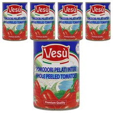 Vesu 去皮整顆番茄醬, 5個, 400g