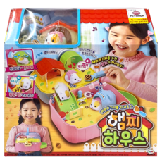 MIMI PETSHOP 趣味互動倉鼠屋 娃娃屋套裝 多功能設計 安全材質, 1組, 粉紅色