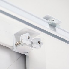 Kamdanam 免打孔窗簾桿支架, 白色, 3個