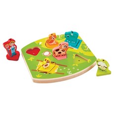 豎琴聲農場拼圖, 1組, 6入