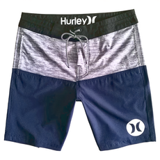 Hurley 男款沙灘褲, 藏青色 + 灰色, 36