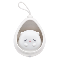 半島良品 小兜家族小夜燈感應燈, 貓咪 白色